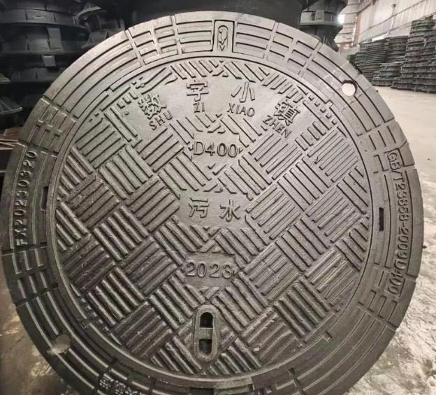 瓦房店球墨铸铁防沉降井盖展示